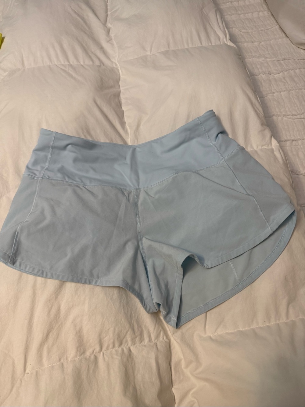 lululemon athletica Light Blue Performance Running Shorts